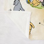Personalized Classic Winnie the Pooh Illustration Soft Throw Blanket with Name Nusery Decor Birthday Baby Shower Gift for Newborns Boys Girls