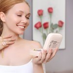 Coffret à bijoux portable personnalisé avec nom et fleur de naissance Cadeau d'anniversaire de fête des mères Cadeau d'enterrement de vie de jeune fil