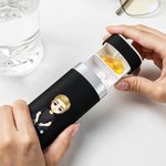 Personalised Cartoon Character Birth Flower Push-pull Food-grade Weekly Pill Organizer Box with Name Get Well Soon Birthday Gift for Family Friends