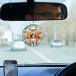 Personalized Pet Portrait Stained Glass Suncatcher Ornament Christmas Ornament Christmas Memorial Gift for Pet Lovers