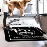 Paillasson personnalisé avec texte pour salon de toilettage Cadeau d'affaires pour toiletteur d'animaux de compagnie