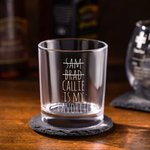 Posavasos de pizarra con 1-4 nombres grabados Divertido regalo de cumpleaños para el día del padre Esposo