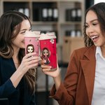 Personalized  Birth Flower Name Cartoon 17oz Insulated Travel Coffee Cup with Leakproof Lid and Silicone Straw Birthday Gift for Women Kids