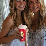 Personalized  Birth Flower Name Cartoon 17oz Insulated Travel Coffee Cup with Leakproof Lid and Silicone Straw Birthday Gift for Women Kids