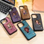 Etui de téléphone à rabat en cuir avec porte-cartes et blocage RFID Cadeau d'anniversaire pour femmes