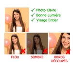 Banderole de Fête Personnalisée de Texte et Photo Portrait à Chapeaux Pointus Guirlande de Personnage avec Corde Cadeau Anniversaire pour Ami Famille