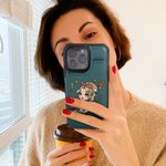 Etui de téléphone à rabat en cuir avec porte-cartes et blocage RFID Cadeau d'anniversaire pour femmes