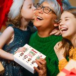 Personalizzato Cookie Crew albero di Natale Highland Cow Food Grade metallo biscotto scatola di latta con nome regalo di Natale per la famiglia