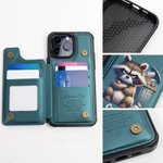 Etui de téléphone à rabat avec porte-cartes et blocage RFID Cadeau d'anniversaire personnalisé pour la famille, les amis, l'ours, le chien et les animaux grincheux