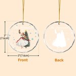 Personlig Nötknäpparen Clara Balettdansör Julprydnad med namn och år Julgransdekoration Balett Recital Present till Ballerina Girl