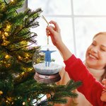 Personalized Snowglobe Design Christmas Ornament with Photo Christmas Tree Decor Gift for Family