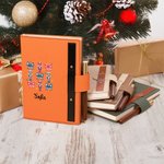 Casse-Noisette personnalisé Cahier A5 avec stylo en bois Cadeau de Noël pour ami(e) et famille
