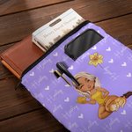 Funda protectora impermeable para libros con cremallera y bolsillo frontal Regalo de cumpleaños personalizado para ratones de biblioteca Amantes de los libros