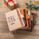 Casse-Noisette personnalisé Cahier A5 avec stylo en bois Cadeau de Noël pour ami(e) et famille