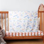 Personalised Cute Cartoon Turtle Baby Blanket Swaddle with Name Baby Shower Receiving Gift for Newborn