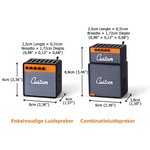 Gepersonaliseerd 3D Geprinte Marshall-Stijl Versterkerontwerp Gitaarplectrums Houder met Naam Verjaardagscadeau voor Gitaristen Muziekliefhebbers