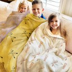 Personalizzato multicolore Cartoon Cute Cat Hockey Coperta morbida con nome Home Decor Regalo di compleanno per ragazzi ragazze