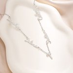 Personalized Cross 1-6 Family Nameplates Necklace Christians Religious Jewelry Baptism Mother's Day Gift for Women