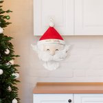 Personalised Smiling Confused Angry Santa Claus Square Paper Hanging Tissue Cover Kitchen Bath Party Decor Funny Christmas Gift for Family Friend