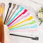 Personalized Multicolour Glitter Drink Signature Cocktail Stirrer Stick Bar Decor Party Wedding Gift
