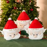 Personalised Smiling Confused Angry Santa Claus Square Paper Hanging Tissue Cover Kitchen Bath Party Decor Funny Christmas Gift for Family Friend