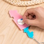 Personalised Acrylic Name Keychain with Photo Wall Key Holder Set House Decor Birthday Housewarming Gift for Family Friend