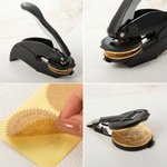 Personalised From the Library of Name Flower Book Embosser Stamp Black Hand Held Embosser with Storage Bag Birthday Gift for Book Lover Reader