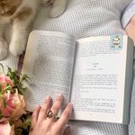 Personalized Cute Cat Design Let Me Mark Here Magnetic Bookmark Clip with Name Birthday Gift for Pet Lover Bookworm