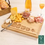 Henkilökohtainen kaiverrettu keittiö muuntaminen Chart FSC Bambu Charcuterie leikkuulauta Juice Groove Housewarming syntymäpäivälahja perheelle ystävät