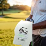 Serviette de sport gaufrée en microfibre à séchage rapide personnalisée avec texte Cadeau de retraite pour les amateurs de golf