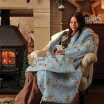 Personalizzato Gingerbread Cookie Candy Cane Coperta morbida con nome Home Decor Regalo di Natale per bambino Famiglia Amico