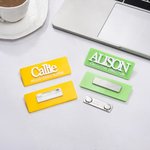 Badge magnétique en acrylique multicolore personnalisé avec nom en 3D Cadeau d'anniversaire pour personnel médical Médecin Infirmière