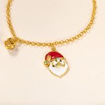 Personlig julgran, jultomte, klockor, halsband eller armband med fotoprojektion Julklapp för kvinnor