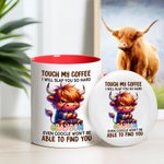 Personlig rolig grinig tecknad djur 11oz mugg med namn Tillbaka till skolan födelsedagspresent för familj vän