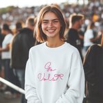 Personifierad Puff Bow-knot Namn Sweatshirt Hoodie T-shirt College Team Club för fotbollsälskare