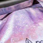 Personalized Holographic Waterproof Birth Flower Name Weekend Bag with Shoulder Strap Travel Essentials Birthday Gift for Girls Women