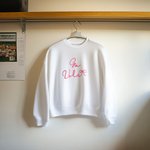 Personifierad Puff Bow-knot Namn Sweatshirt Hoodie T-shirt College Team Club för fotbollsälskare