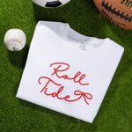 Personifierad Puff Bow-knot Namn Sweatshirt Hoodie T-shirt College Team Club för fotbollsälskare