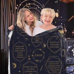 Personalisierte Tarot Konstellation weiche Decke mit Text Home Decor Geburtstag Jahrestag Geschenk für Horoskop-Liebhaber