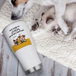 Vaso curvo aislado de 30oz personalizado We're Telling You We're Not Pets con 1-6 gatos perros Regalo de cumpleaños para el dueño amante de las mascot