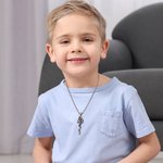 Personalisierte Axt und Schlange Birthstone Halskette Gothic-Schmuck Geburtstag Jahrestag Vatertag Geschenk für Männer Jungen