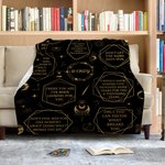 Personalisierte Tarot Konstellation weiche Decke mit Text Home Decor Geburtstag Jahrestag Geschenk für Horoskop-Liebhaber