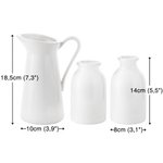 Personalisierte Aquarell-Geburtsblume Keramik Vase Blumen Garten Haus Dekoration Muttertag Geburtstag Geschenk für Mama Oma Familie