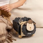 Personalisierte Schaf Form Näh- und Häkel-Aufbewahrungsbox mit Namen Geburtstag Weihnachten Geschenk für Schneider Bastler Handwerksliebhaber