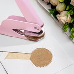 Personalized Book Grows Flowers Library Embossing Stamp Hand Held Embosser with Name and Title Birthday Book Club Gift for Bookworms Readers