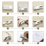 Personalized Book Grows Flowers Library Embossing Stamp Hand Held Embosser with Name and Title Birthday Book Club Gift for Bookworms Readers