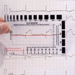 Personalisierte EKG EKG Rhythmus Analyse Tool Acryl Abzeichen Karte mit Titel Notfall medizinische Zubehör Krankenschwestern Woche Absolvent Geschenk 