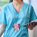 Personalisierte EKG EKG Rhythmus Analyse Tool Acryl Abzeichen Karte mit Titel Notfall medizinische Zubehör Krankenschwestern Woche Absolvent Geschenk 