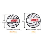 Personlig basketboll fotboll baseboll volleyboll tumbler namnplatta lock topplock tillbehör för Stanley Tumbler födelsedagspresent för sportälskare