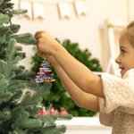 Personalisierte Buch Baum Sonnenfänger Weihnachten Ornament mit Namen Urlaub Baum Fenster Auto Dekor Geburtstag Buch Club Geschenk für Bücherwürmer Bi